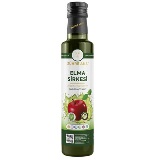  Zühre Ana Elma Sirkesi Doğal Fermantasyon Apple Cider Vinegar 500 ml - 1