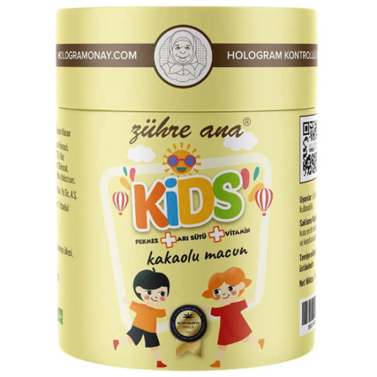  Zühre Ana Kids Pekmez Arı Sütü Vitamin Kakaolu Macun 240 ml - 1