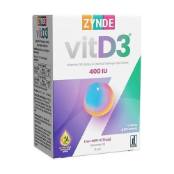 Zynde Vitamin D3 400 IU Sprey 5 ml - Zynde